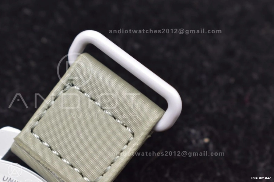 to Strap Omega Moonwatch Mission Pluto GoodFit Swatch Quartz Bioceramic 1182 on Nylon x 0316